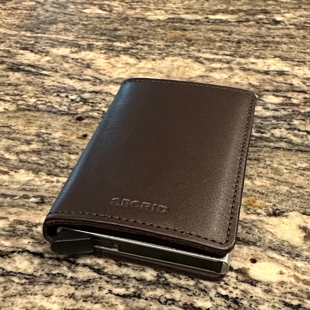 Brown Leather Card Holder
